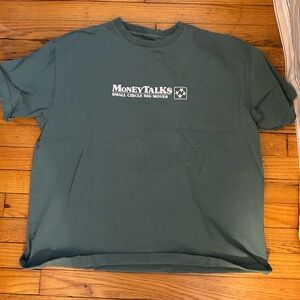 Money Talks Petrol Green